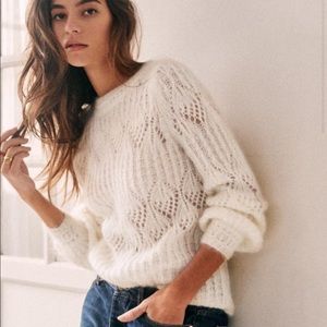 Sezane Georgia Jumper Sweater Ivory